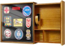 OneTigris Hidden Gun Storage, Concealment Furniture Hidden Gun Safe Concealment Shelf Wall Safe Wooden Photo Frame, Wall Mounted Hidden Compartment Furniture with Picture Display Panel