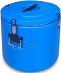 Malabar Trading Company Isothermal Container 58 litre, Hot and Cold Pot, Casseroles for Restaurant Use, Casserole for Hotel Round (58 LTR, Blue)