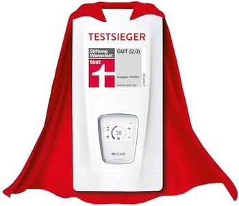 CLAGE DSX Touch vollelektronischer Durchlauferhitzer, 18-27 kW, Touchdisplay, ECO-Mode, Fernbedienung+WLAN+Bluetooth, Automatikmodus, immer gradgenau 20-60°C, VDE-GS geprüft
