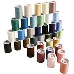 Sewing Thread Kits,36 Colors Polyester Threads for Hand Stitching, Quilting & Sewing Machine DIY Set of 50 Yards Per Spool