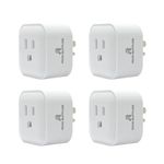 RS Smart Plug, WiFi Outlet, 15A 1875W, Works with Smart Life App, Alexa and Google Home, Timer Schedule, No Hub Required, FCC Certified and ETL Listed, 2.4G Hz WiFi Only