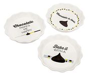 Hershey's Kisses Mini Pie Dish Set - Baking-Serving Porcelain - 6" Oven Cookware - Set of 3