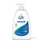 QV Gentle Wash (500g) Body Wash for Dry, Sensitive Skin, pH Balanced, Unscented, Soap Free Body Wash, Moisturising Soap alternative that lathers for Dry Skin Eczema, Psoriasis, Dermatitis