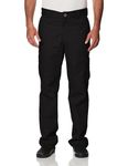 Dickies Men's Regular Straight Stretch Twill Cargo Pant, Black, 34x30