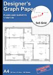 Designers A4 Graph Paper (5x5 Grid-Scale 1:100/1:50): Plan, Survey and Sketching for all Architectural and Engineering Designers. Also suitable for occasional users.