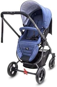 Valcobaby Snap Ultra Tailor Made Stroller Reversible Seat Compact Fold Denim