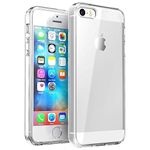 Amazon Brand - Solimo Silicone Basic Case for Apple iPhone 5 / 5S / Se (Transparent)