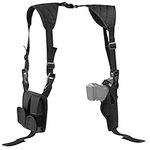 Feyachi Shoulder Holster General Vertical Gun Holster Adjustable for Most Kinds of Pistols (black)