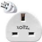 Xoltz UK to US Plug Adaptor Travel Socket Converter UK USA Plug Adapter for America Canada Jamaica Mexico South American Countries Type B x 1