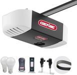 Genie 2055-LED Essentials Garage Door Opener, LED Bulbs Included, Ultra-Quiet Belt Drive Garage Door Opener