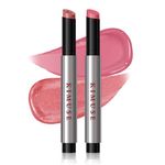 KIMUSE Juicy & Glowy Lip Balm Duo, Vegan Lip Gloss, Moisturizing Solid Lipstick, Lip Plumper for Long-wearing, Cruelty-Free