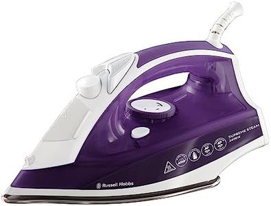 Russell Hobbs Supreme Steam Iron, Powerful Vertical steam Function, Non-Stick Stainless Steel Soleplate, Easy Fill 300ml Water Tank, 110g Steam Shot, 40g Continuous steam, 2m Cord, 2400W, 23060