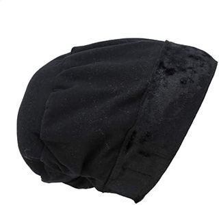 Wrapunzel Head Wrap Shaper Volumizer- Signature Ultimate Wendy Cloud9 - Black White - Natural Looking -Tichel Hijab Turban Hair Loss Modest - Handmade in the USA