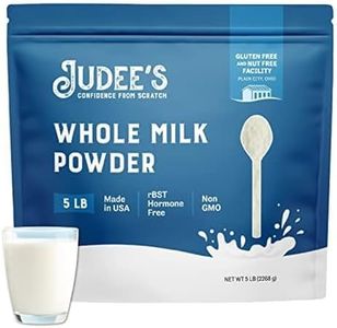 Judee's Whole Milk Powder 5 lb - 100% Non-GMO, rBST Hormone-Free, Gluten-Free & Nut-Free - Pantry Staple, Baking Ready, Great for Travel and Reconstituting - Made in USA