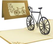 Bicycles pop up card, bike gift idea for him and for her, birthday greetings for bicycle lovers, holiday voucher for bicycle tour, fathers day card bike,T05