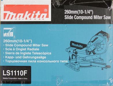 Makita 260mm Sliding Mitre Saw – Precision Wood Cutting Tool