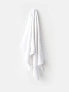 Linen House Aria Cotton/Bamboo White Bath Towel - 550 GSM