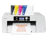 Sawgrass SG1000 Sublimation Printer Bundle | Includes Professional Dye-Sublimation Printer, Standard Size SubliJet UHD Inks & TruePix Sublimation Paper | Wi-Fi Connectivity | Create Custom Designs