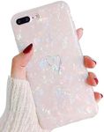 J.west iPhone 8 Plus Case/iPhone 7 Plus Case, Cute Ultra Thin [Tinfoil Series] Macaron Color Bling Lightweight Soft TPU Case Cover for iPhone 7 Plus / 8 Plus (Cool Fruit)