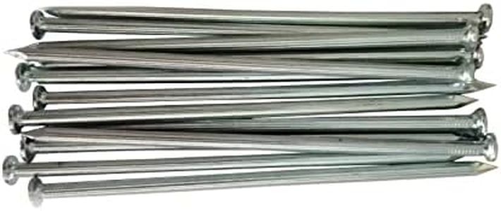 Metal Stakes,35Pcs 6 Inch Galvanized Landscape Spikes,Garden Nails for Turf,House Construction,Carpentry NailTent and More