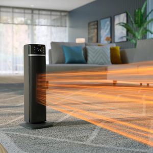 Philips 5000 Tower Fan Heater – Black
