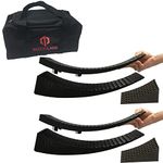 Beech Lane Stackable Camper Leveler, Gives You More Time To Find Level And Easier Fine Tuning, Refer To Measurement Table To Check Fit For Your Dual Axle Camper (15" Length - 2 Pack With Carrying Bag)