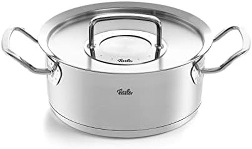 Fissler Original Profi Collection/Roasting Pot (Diameter 20 cm, 2.6 litres) Stainless Steel Cooking Pot with Metal Lid - Induction