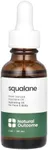 natural outcome Pure Squalane Oil l 100% Plant Derived Squalane Oil for Face, Body, Hair & Lips I Weightless Moisturizing Oil Firms Skin, Reduces Fine Lines & Enhances Skin Elasticity I 1 oz