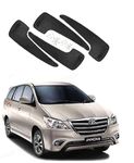 GS Grow n Shine Car Mud Flaps Mud Guard (Set of 4 Pcs) for Toyota INNOVA Big (Type-III)