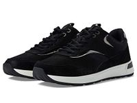 Vionic Nova Ladies Black Leather & Textile Lace Up Trainers