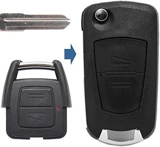 Llave plegable UMBAU mando a distancia 2 botones YM28 en bruto compatible con Opel