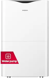 Mora 50 Pint Dehumidifier with Water Pump, for Space upto 4,500 Sq. Ft at Home, in Basements and Large Rooms, Energy Star, Quiet Operation,Filter Indicator with Washable Filter, 2 Years Warranty