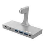 SABRENT iMac USB C Hub, USB Adapter with Power Adapter, 4K HDMI, 3.2x1 Port + 3 USB 3.2, SD Micro SD Card Reader, 3.5mm Jack, Docking Station Designed for iMac (2017 & UP) (HB-SIMC)