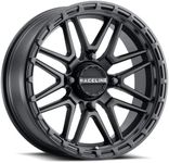 Raceline Wheels A11B KRANK XL UTV/ATV Wheel Black 20x7" 4x156", 0 mm offset/(4"B/S)