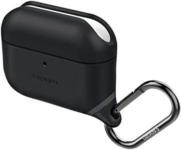 Spigen AirPods Pro 2nd Gen/Pro 1st Gen Case, Carabiner Included, [Shock Proof] [Light & Compact], Slim Armor IP - Black