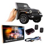 MPC Long Range Remote Start Kit Compatible with 2007-2018 Jeep Wrangler || 100% Plug N Play || Includes 2X 1-Button Remotes 1,500ft Range || USA Tech Support