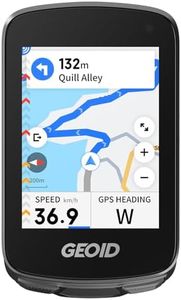GEOID CC700 Pro GPS Fahrradcomputer mit 2,8 Zoll Touchscreen Farbbildschirm – Kabelloser Fahrradtacho mit Karten-Navigation, ANT+ & Bluetooth, IPX7 wasserdicht, 15-25 Std. Akkulaufzeit