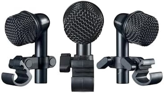 Shure Nexadyne 6 Tom/Snare Drum Microphone with Revonic Technology - Supercardioid Dynamic Mic for Pro Performance, Enhanced Isolation & Noise Reduction, Dual-Engine Transducers, Three Pack (NXN6-3PK)