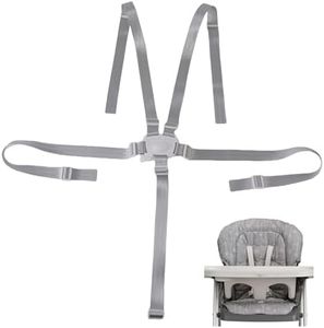 High Chair Straps Replacement Compatible with Graco,5 Points Highchair Replacement Straps Compatible with Graco,High Chair Straps Compatible with Graco