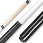 Aklot Pool Cue, Heavy Hitter Jump Break Cue 28 oz 1 Pool Stick 14mm Bakelite Tip for Explosive Breaks and Effortless Jumps White