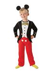 Rubie's Official Mickey Mouse Tuxedo Boys Fancy Dress Childs Kids Disney Costume Outfit + Ears, Size Small