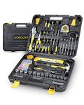 Acmount Tool Kit 140 Piece Home Tool Kit DIY Household Tool Sets for Home Repair and Maintenance