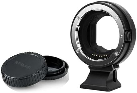 JJC EF-EOS R Metal Auto Focus Lens Mount Adapter Converter for Canon Sigma Tamron EF EF-S Lens to Canon EOS R8 R50 R100 R6 II R5 II R RP R3 R7 R10 RF Mount Camera,with 1/4"-20 & Arca-Swiss Tripod Foot