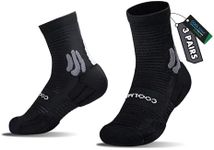 BRISIRA Coolmax Bamboo Viscose Kids Socks Compression Athletic Hiking Running Sports Boys Socks Moisture Wicking for Youth