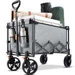 Uyittour Collapsible Folding Wagon,UTS2,Grey