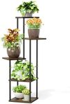 Indoor Plant Stand, Elegant Metal F