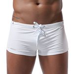 Arjen Kroos Men's Bathing Swimsuit Quick Dry Swimwear Sports Beach Swim Shorts with Drawstring Trunk