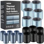 xnicx 18pcs Hair Roller Set Hair Curlers,Self-Grip Ceramic Ionic Thermal Rollers,Rollers Curlers to Sleep In for Hair Blowout Look,Salon Quality Hair Rollers for Long Short Hair