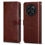 WOW IMAGINE Shock Proof Flip Cover Back Case Cover for Realme Narzo 70X 5G | Realme 12 5G | Realme 12X 5G | C65 5G | N65 5G (Flexible | Leather Finish | Card Pockets Wallet & Stand | Chestnut Brown)