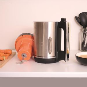 Hamilton Beach 3-in-1 Soup Maker – Blender, Cooker, Stainless Steel